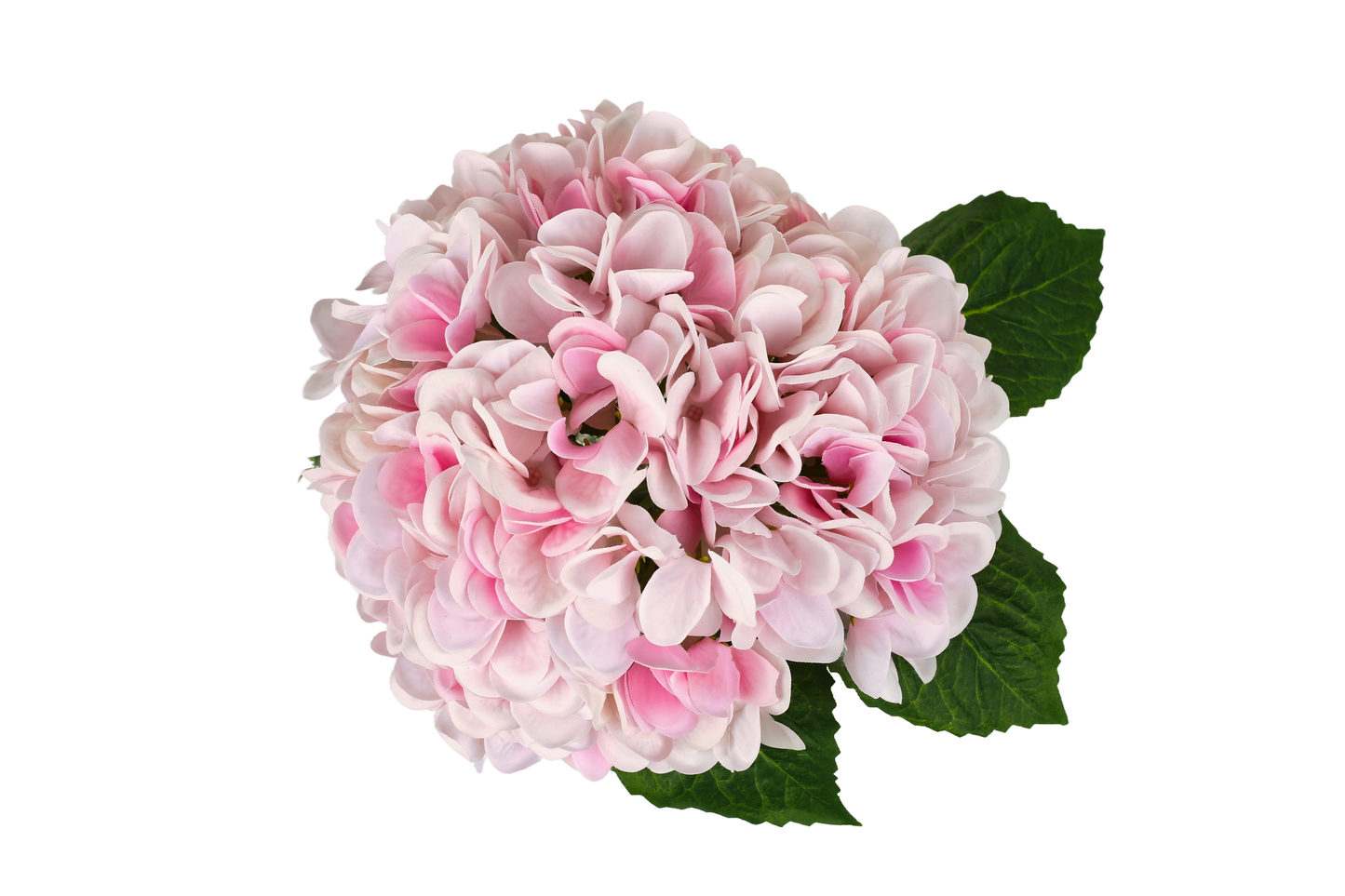 ElegFleur - Spherical Vase Hydrangea Bouquet - Pink White